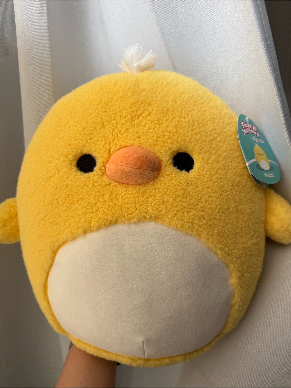Squishmallow Webb Duck Fuzzamallow
